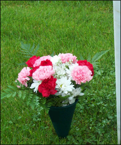 Mother's Day grave tributes