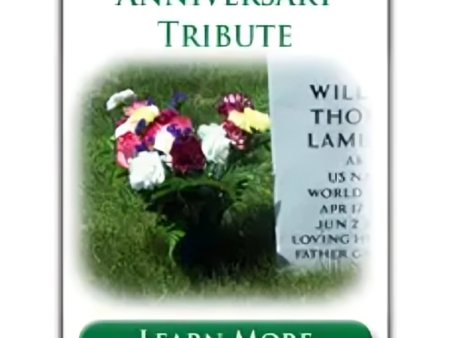 Anniversary Grave Tribute